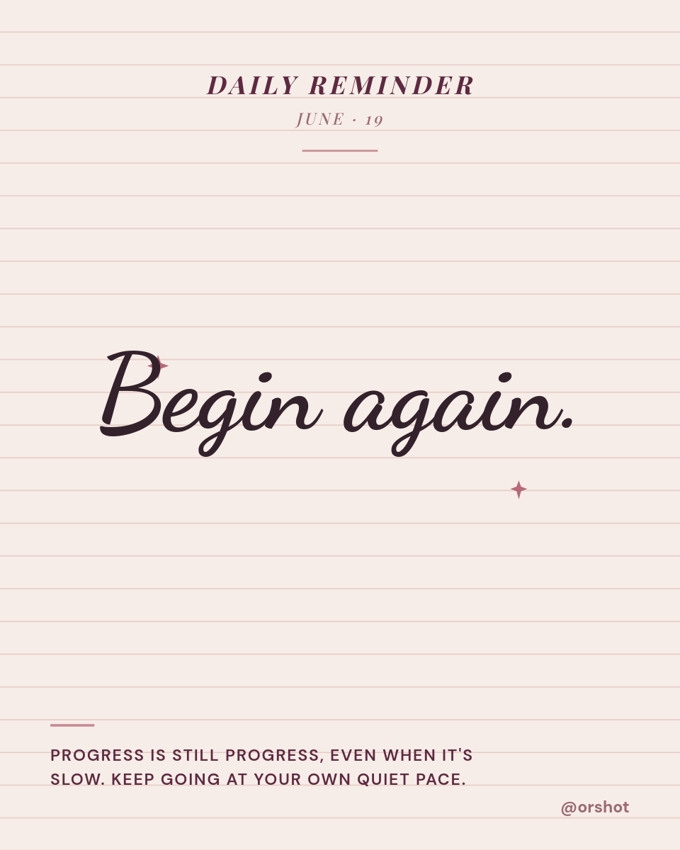 Lined-Paper Daily Reminder Card — Script Affirmation Portrait