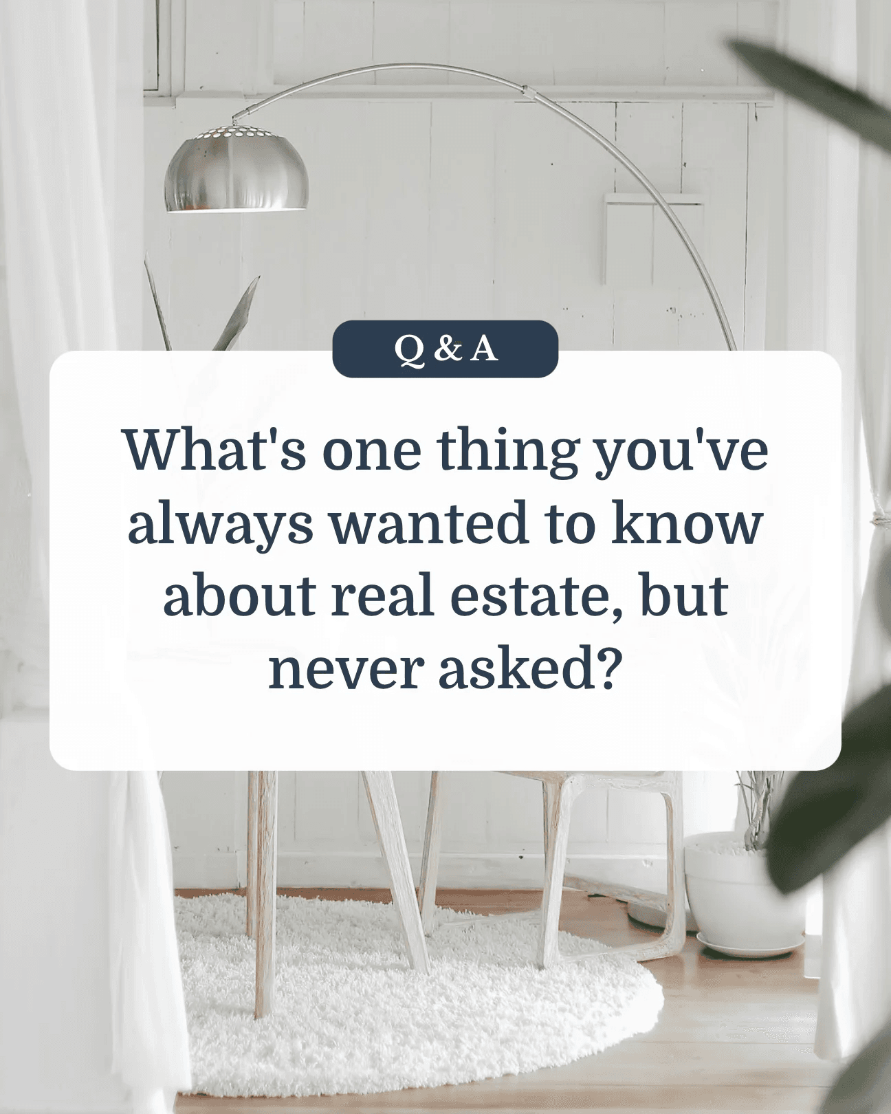 Real Estate Q&A Instagram Template