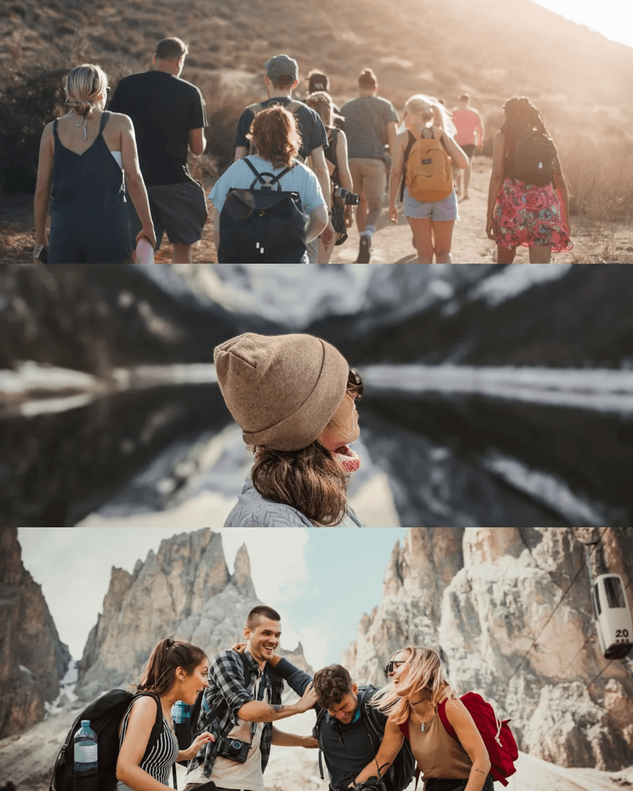 3 Photos Vertical Grid Instagram Post Template