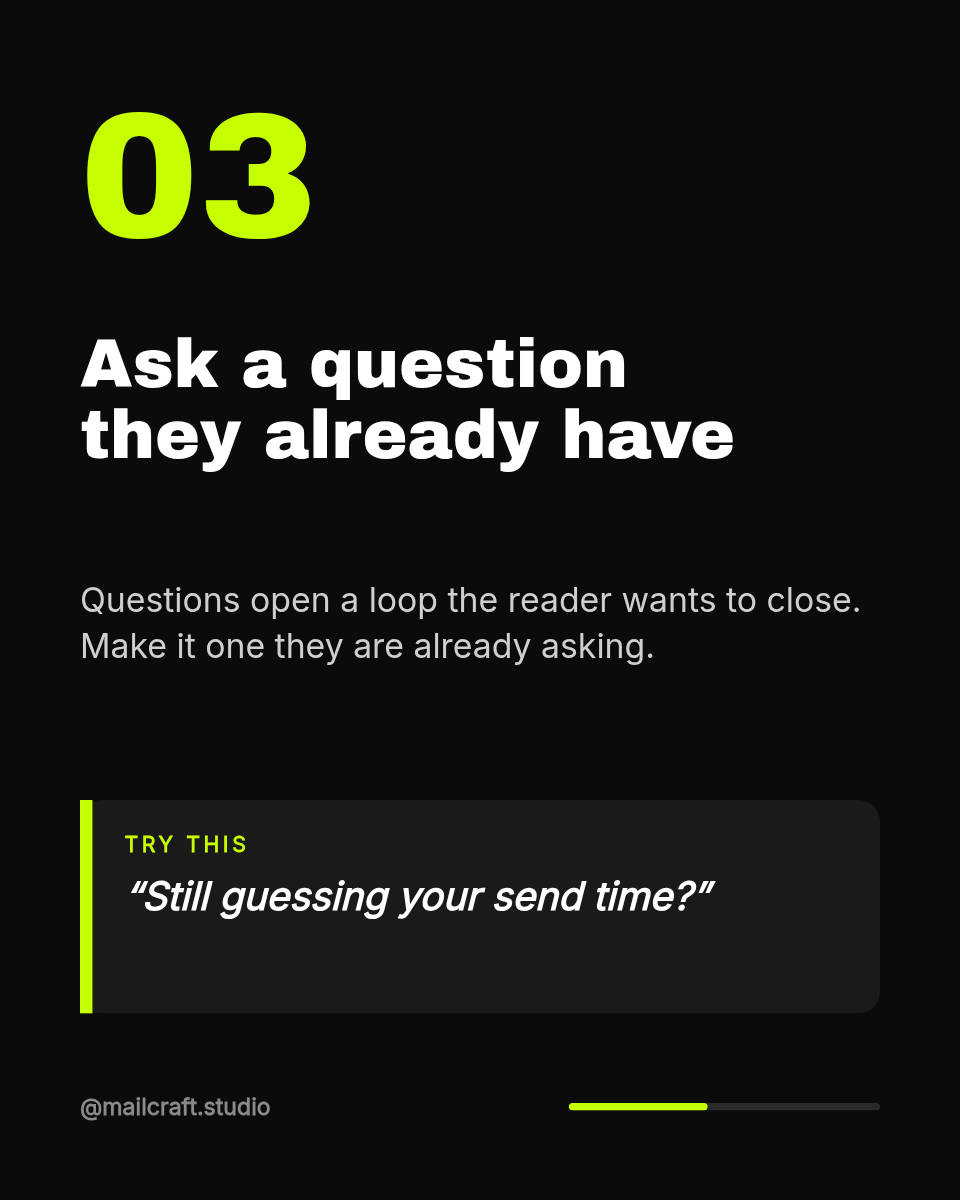 Instagram Carousel Template — 7 Email Tips, Neon Lime - Page 4