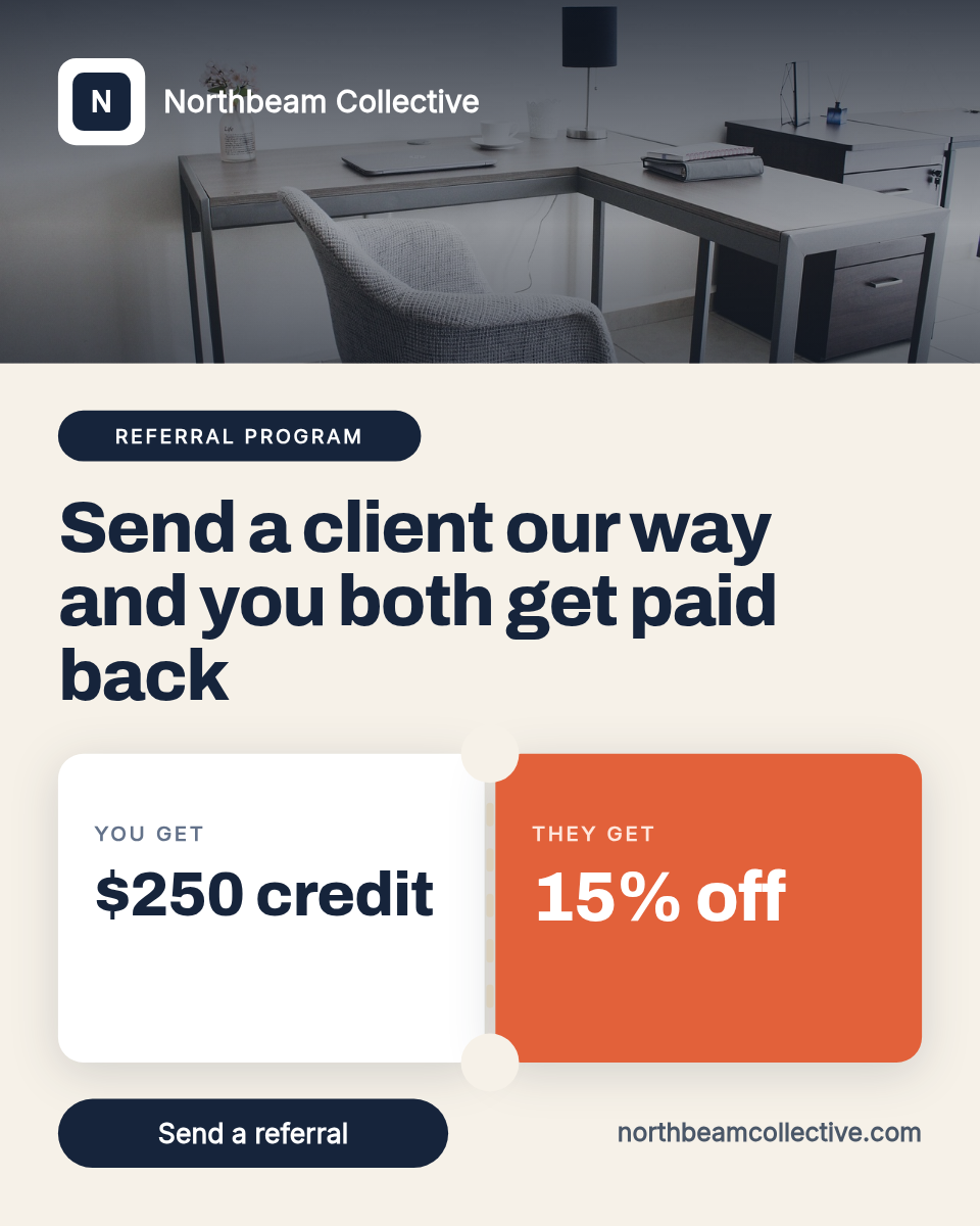 Client referral offer post