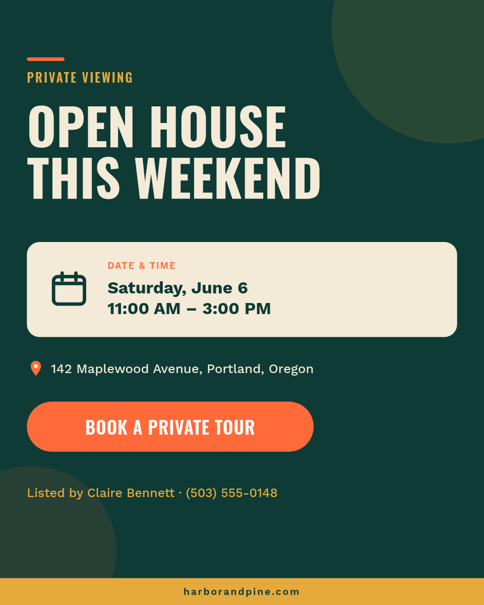 Bold Teal Just Listed Real Estate Instagram Carousel - Page 3