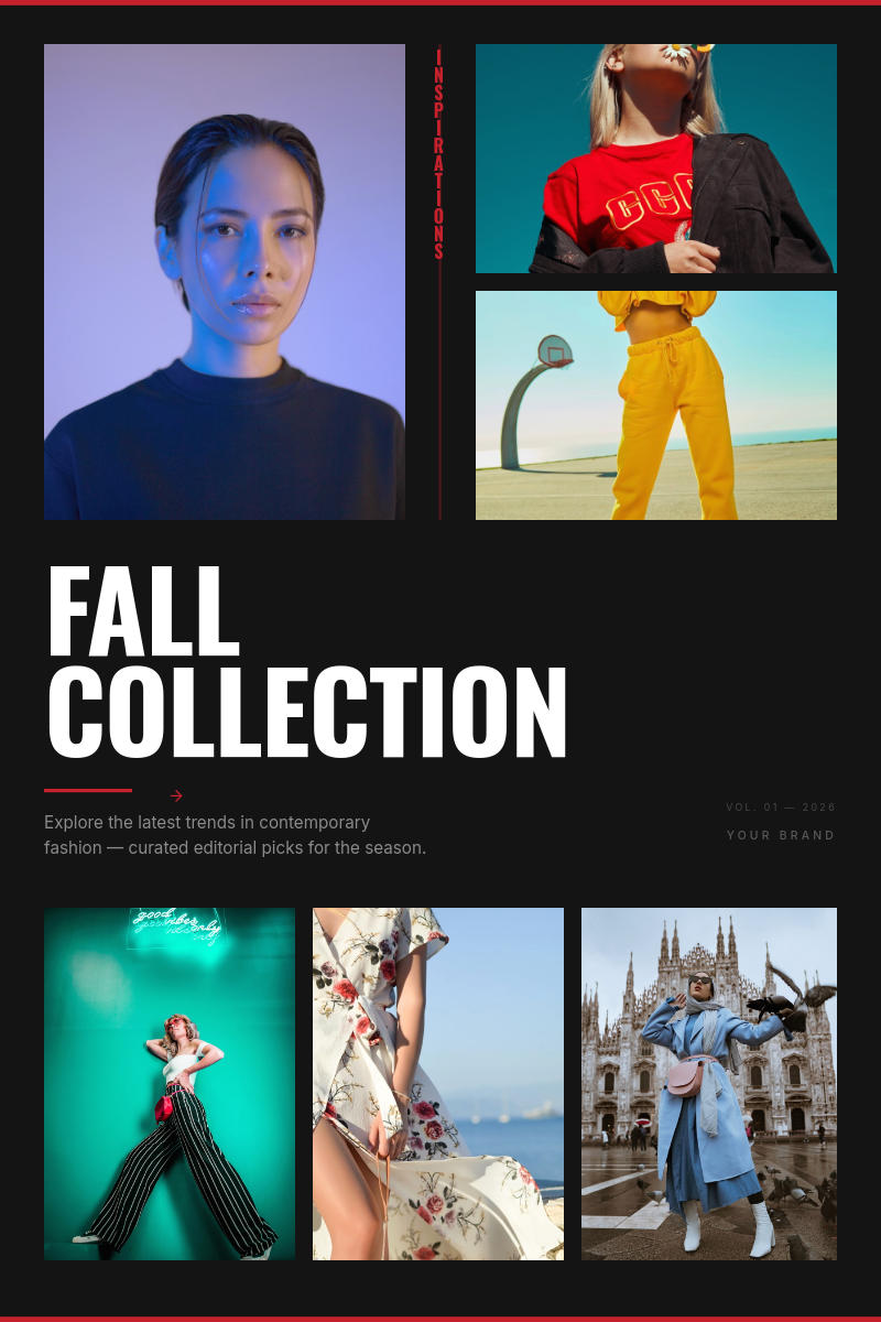 Style Inspirations — Editorial Lookbook Collage