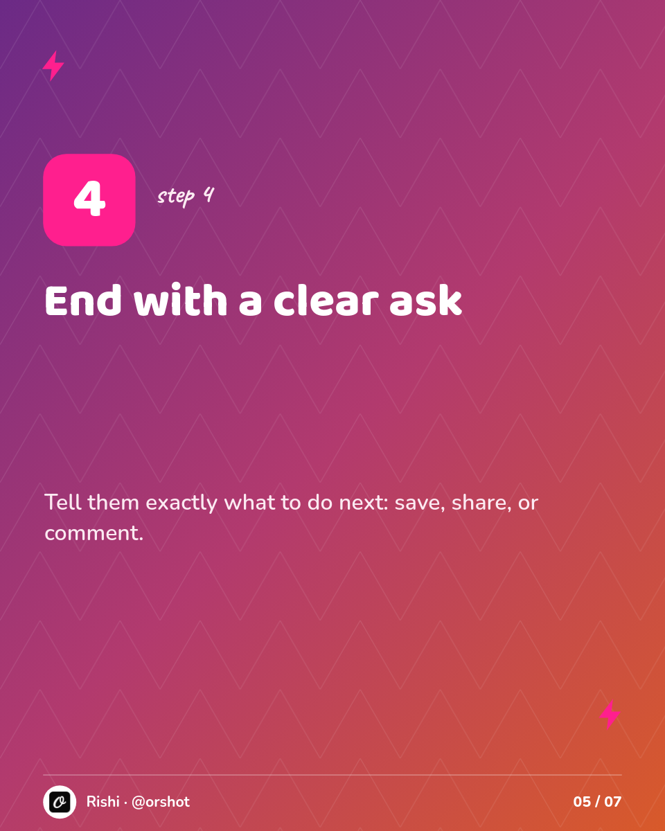 Playful Purple-to-Orange 5-Step Carousel — Baloo Headlines, Pink Lightning & Notification Badge - Page 5