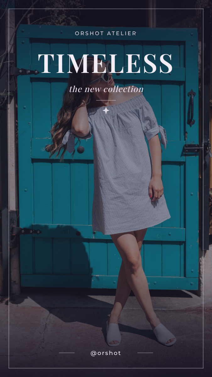 Plum Twilight Fashion Story — Minimal Serif "New Collection" Cover