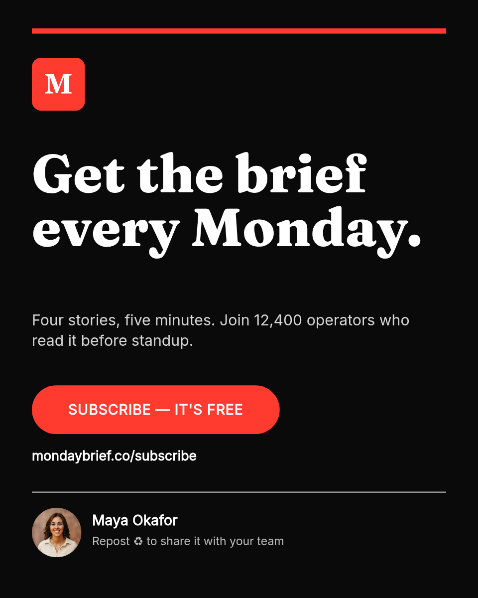 LinkedIn Carousel Template — Weekly News Brief, Red Pop - Page 6