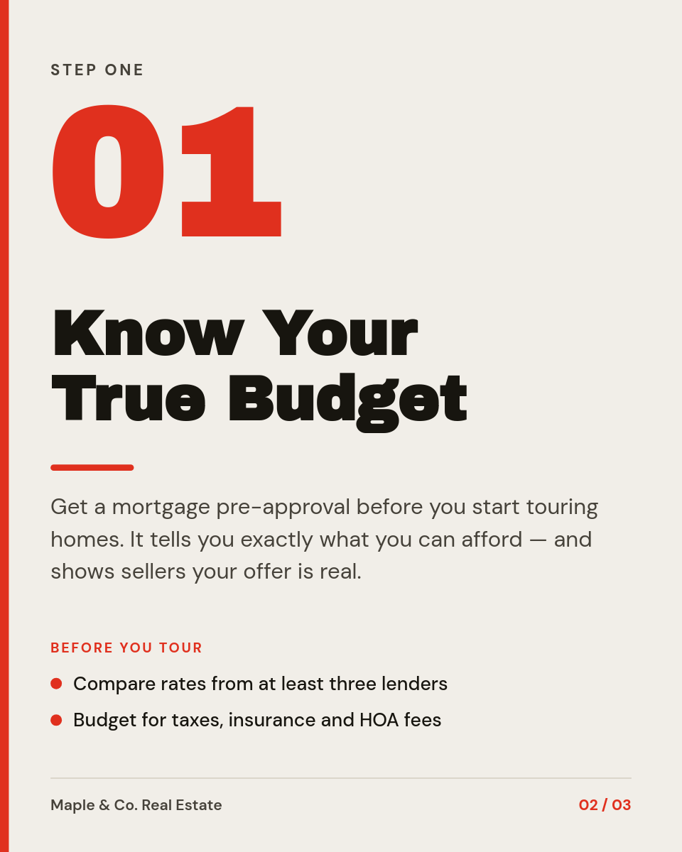 Bold Red Accent Home Buyer Checklist Instagram Carousel - Page 2