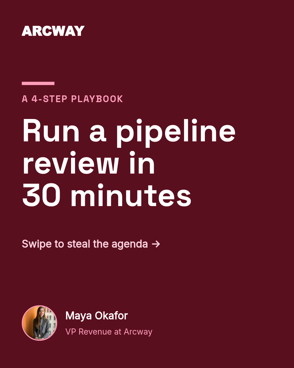 LinkedIn Carousel Template — 4-Step Playbook, Oxblood - Page 1