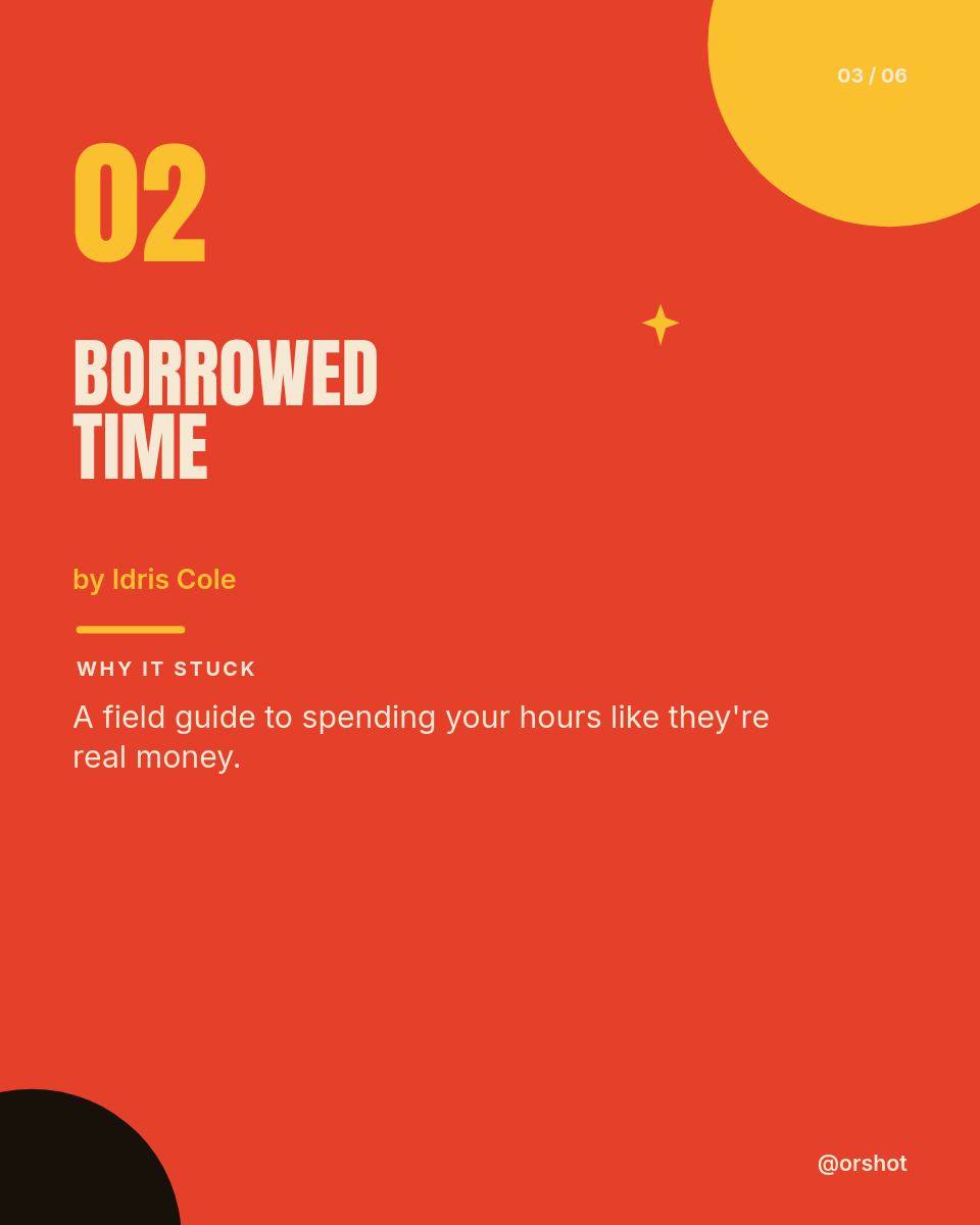 Bold Red Reading-List Carousel — Anton Condensed Caps, Yellow Circle & Swipe System, 6 Slides - Page 3