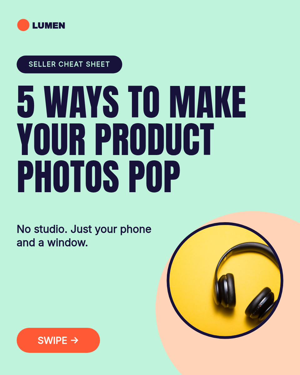 Instagram Tips Carousel 7 Slides — Pastel Mint & Peach, Big Numbers