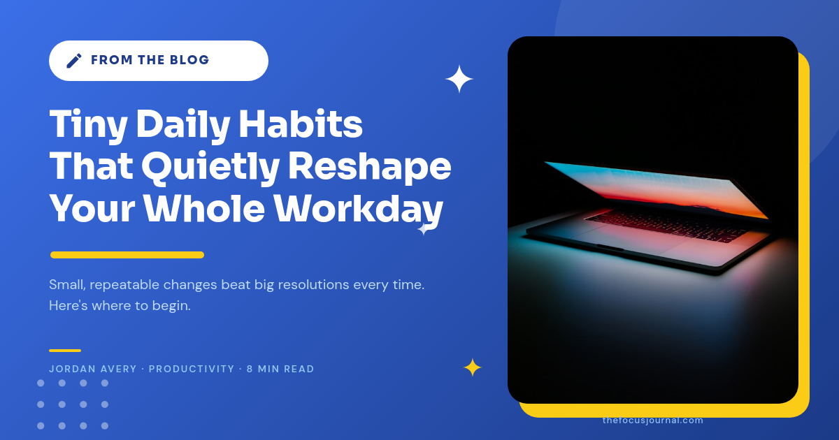 Vibrant Blue Blog OG Card with Bold Headline & Photo Panel