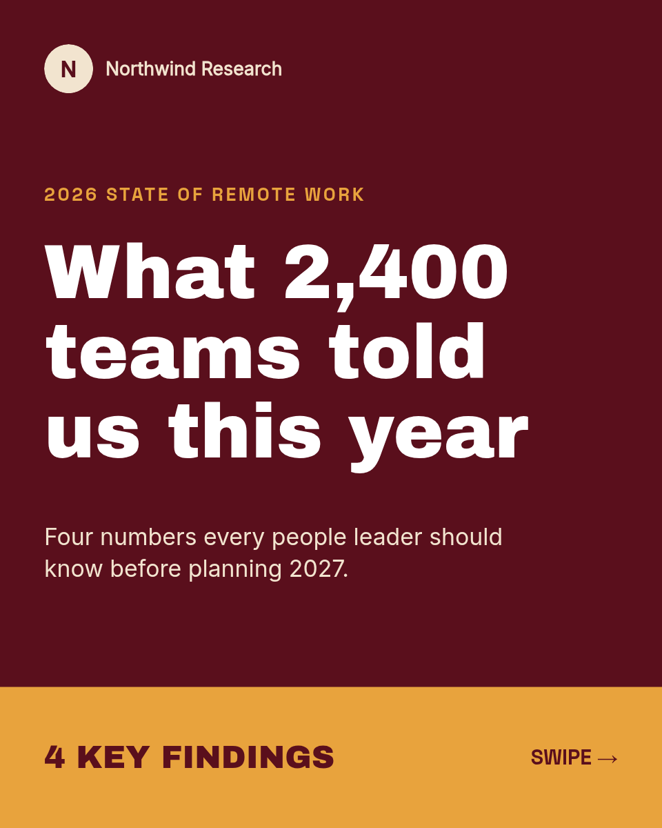 LinkedIn Carousel Template — Survey Stats Report, Oxblood - Page 1