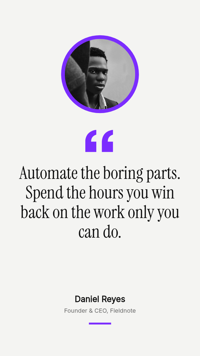 Quote Post Template Set — Mono with Violet Pop, 3 Sizes - Page 3