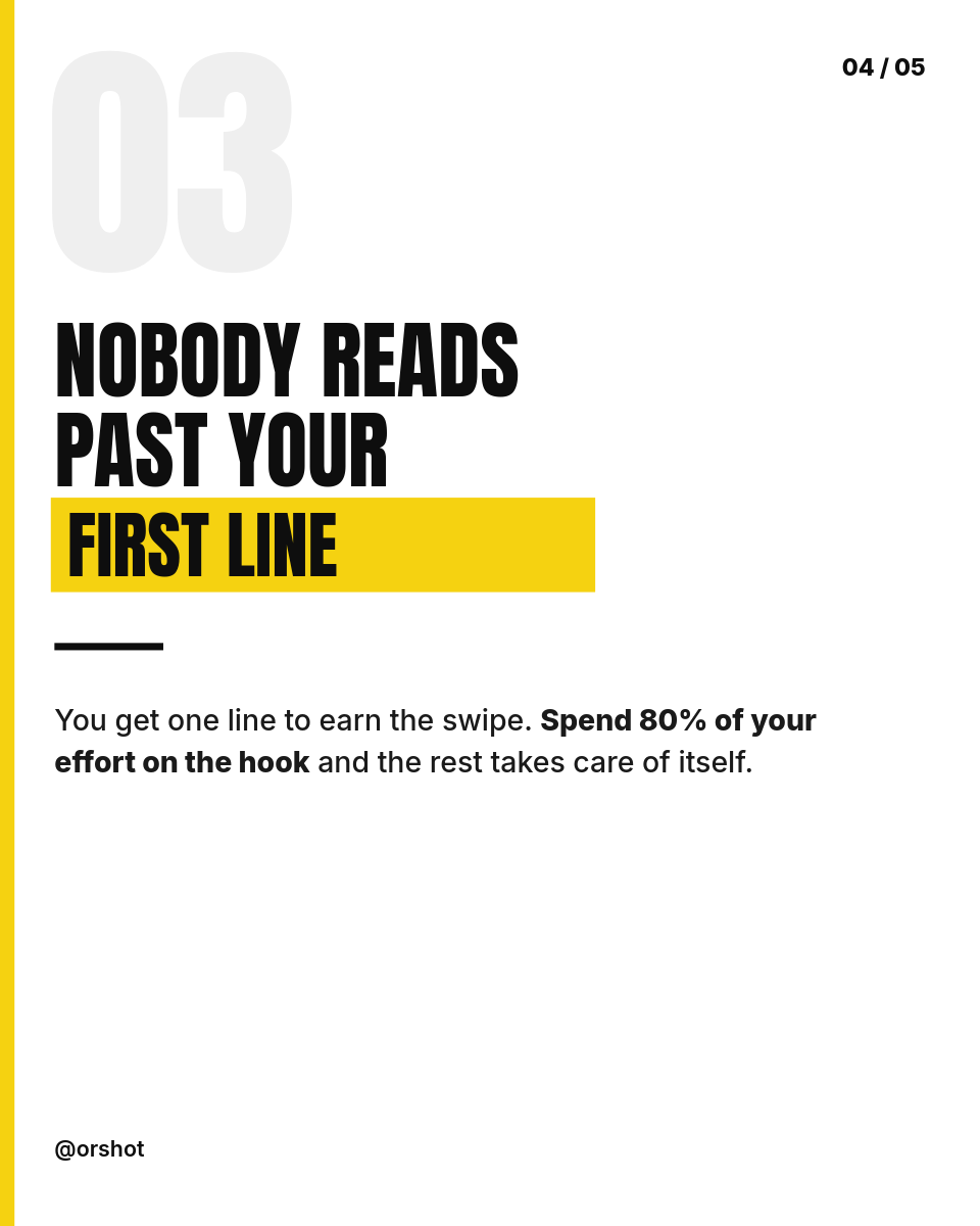 Brutalist Black & Yellow Design Hot-Takes Carousel — Anton Caps, Highlight Boxes & Author Footer, 5 Slides - Page 4