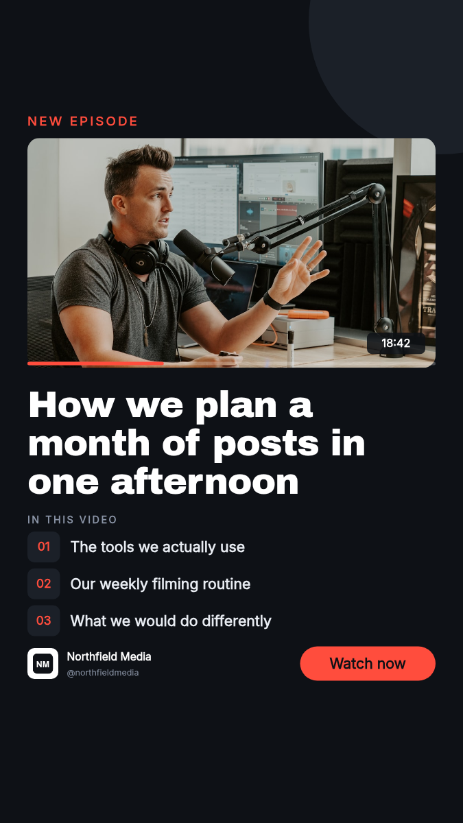 Video chapters story