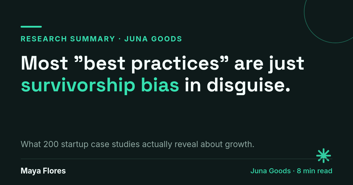 Midnight Mint Blog OG Card — Bold Claim Headline with Byline