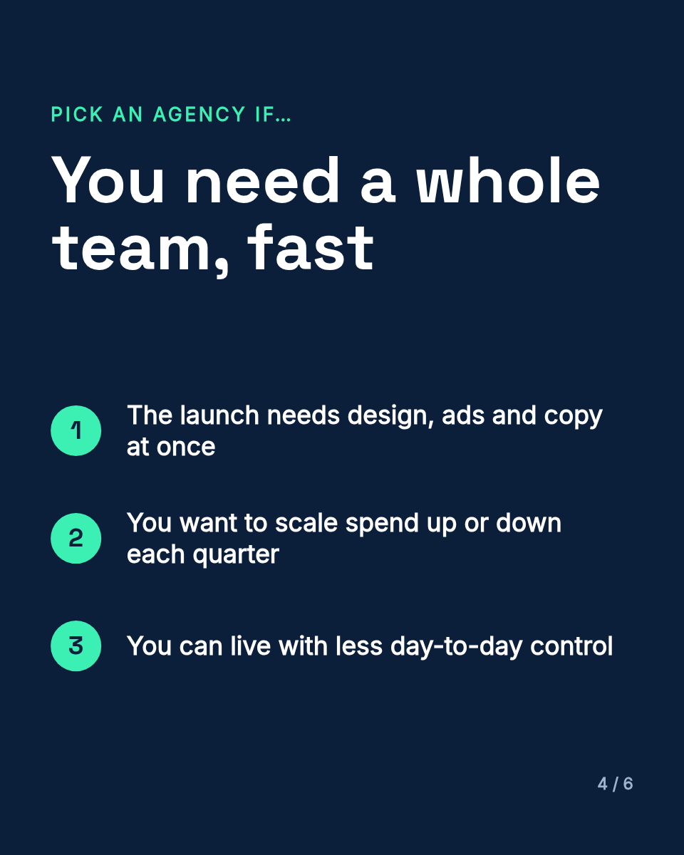 LinkedIn Carousel Template — Comparison Table, Navy & Mint - Page 4