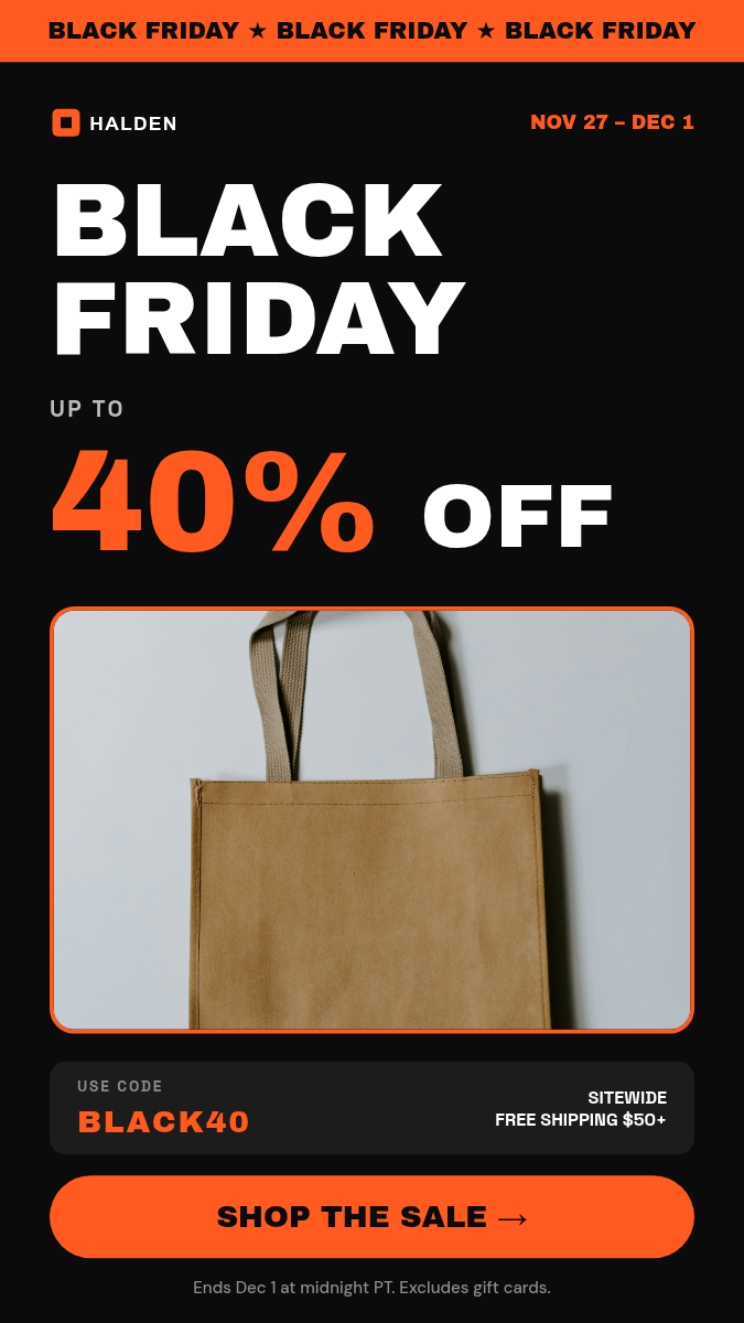 Black Friday Multi-Platform Sale Set — Black & Orange - Page 2