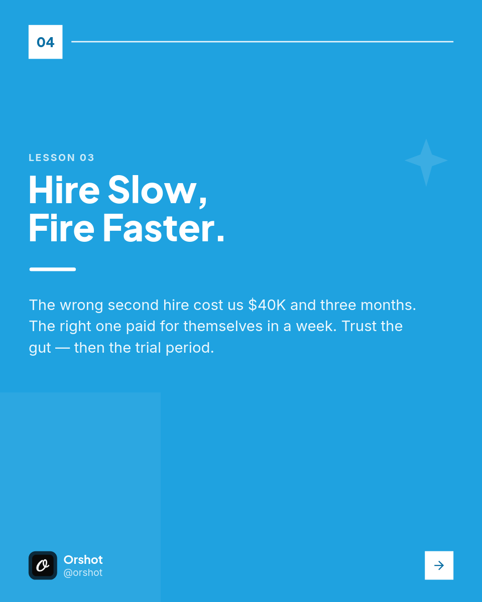 Bright-Blue Founder-Lessons IG Carousel — Plus Jakarta Bold, 7 Slides - Page 4