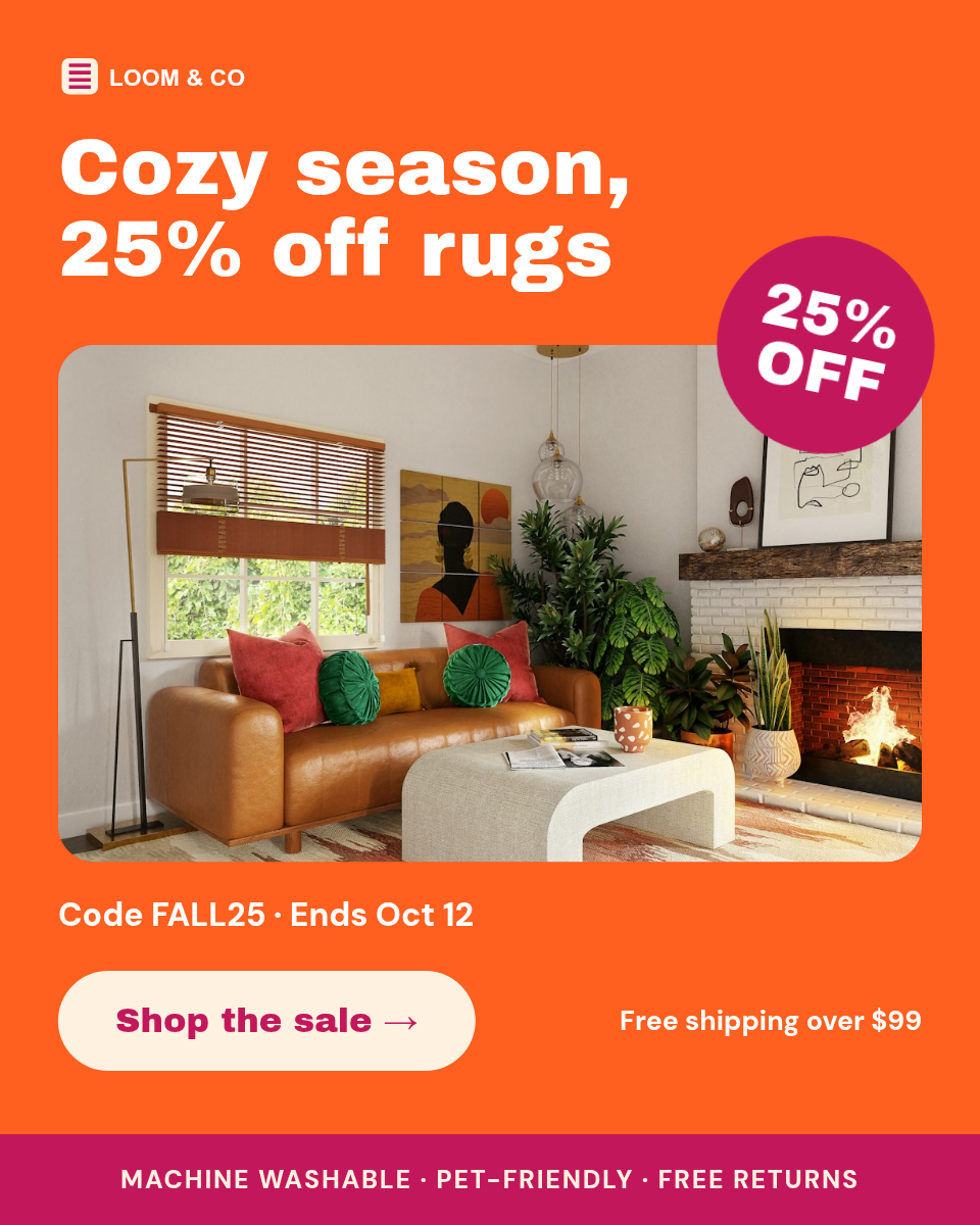 Multi-Platform Sale Ad Set — Fall Rug Sale, Pumpkin & Berry - Page 1