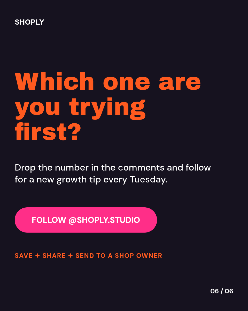 Instagram Carousel Template — Listicle, Tangerine & Pink - Page 6