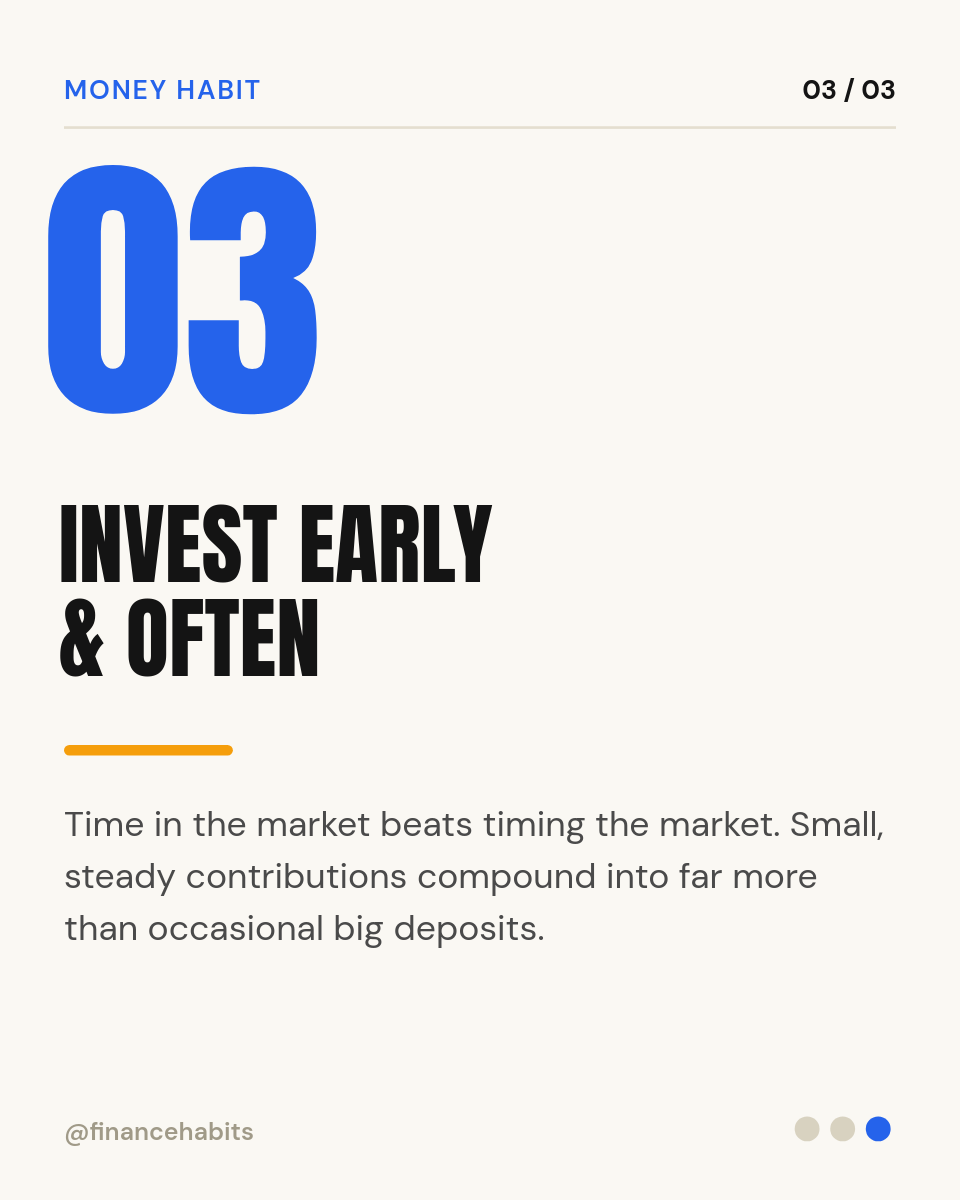 Bold Money Habits Instagram Carousel with Giant Anton Headlines - Page 4