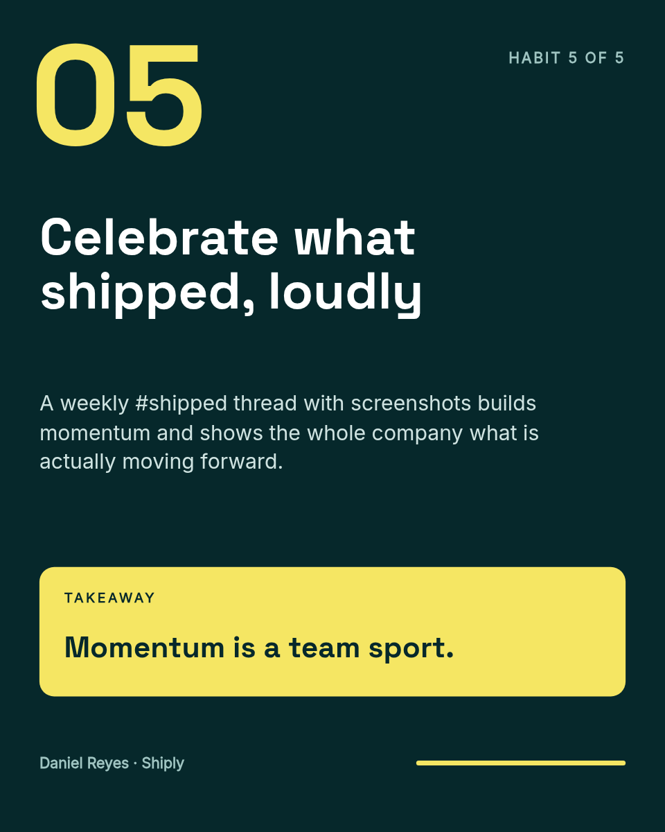 LinkedIn Listicle Carousel Template — Teal & Lemon List - Page 6