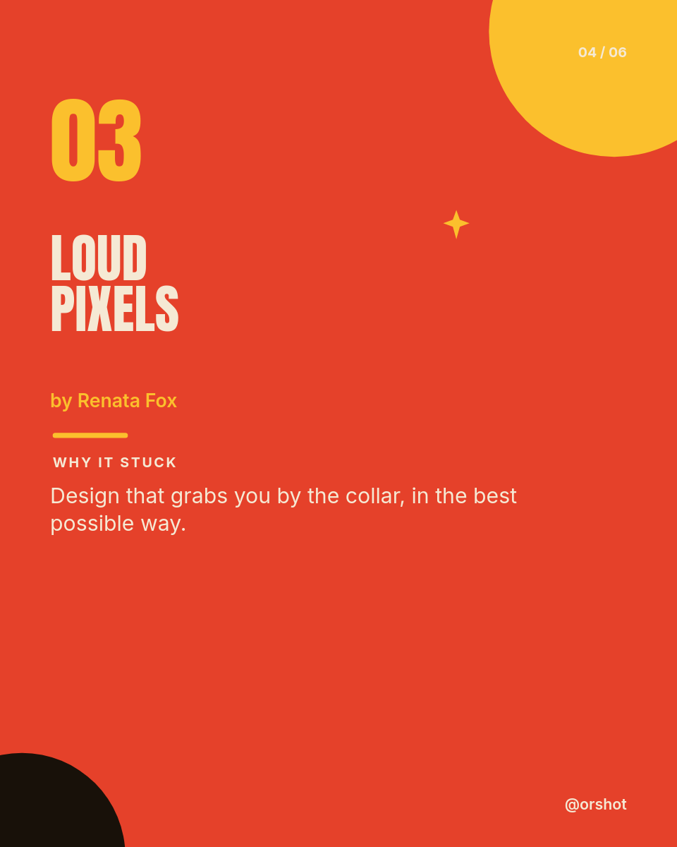 Bold Red Reading-List Carousel — Anton Condensed Caps, Yellow Circle & Swipe System, 6 Slides - Page 4