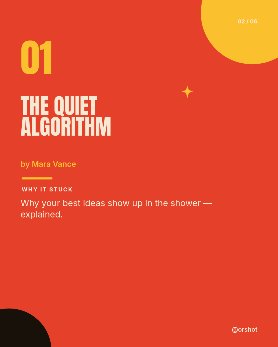 Bold Red Reading-List Carousel — Anton Condensed Caps, Yellow Circle & Swipe System, 6 Slides - Page 2
