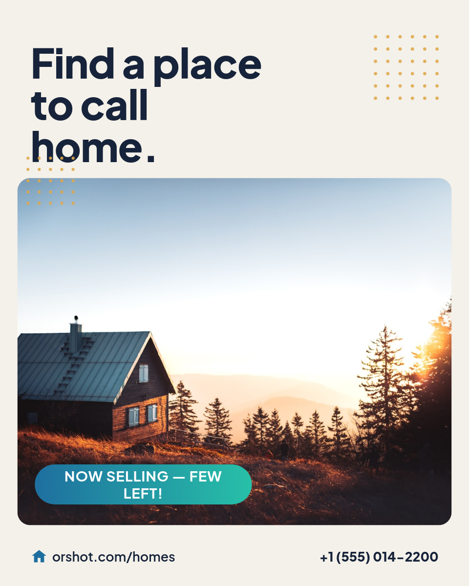 Find a Place to Call Home — Modern Real-Estate Promo
