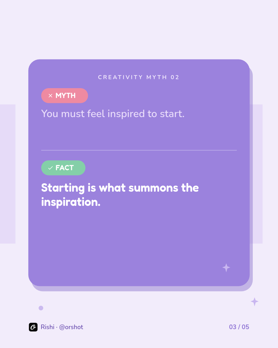 Playful Periwinkle Myth-vs-Fact Carousel — Striped Pastel, Rounded Card & Fredoka, 5 Slides - Page 3