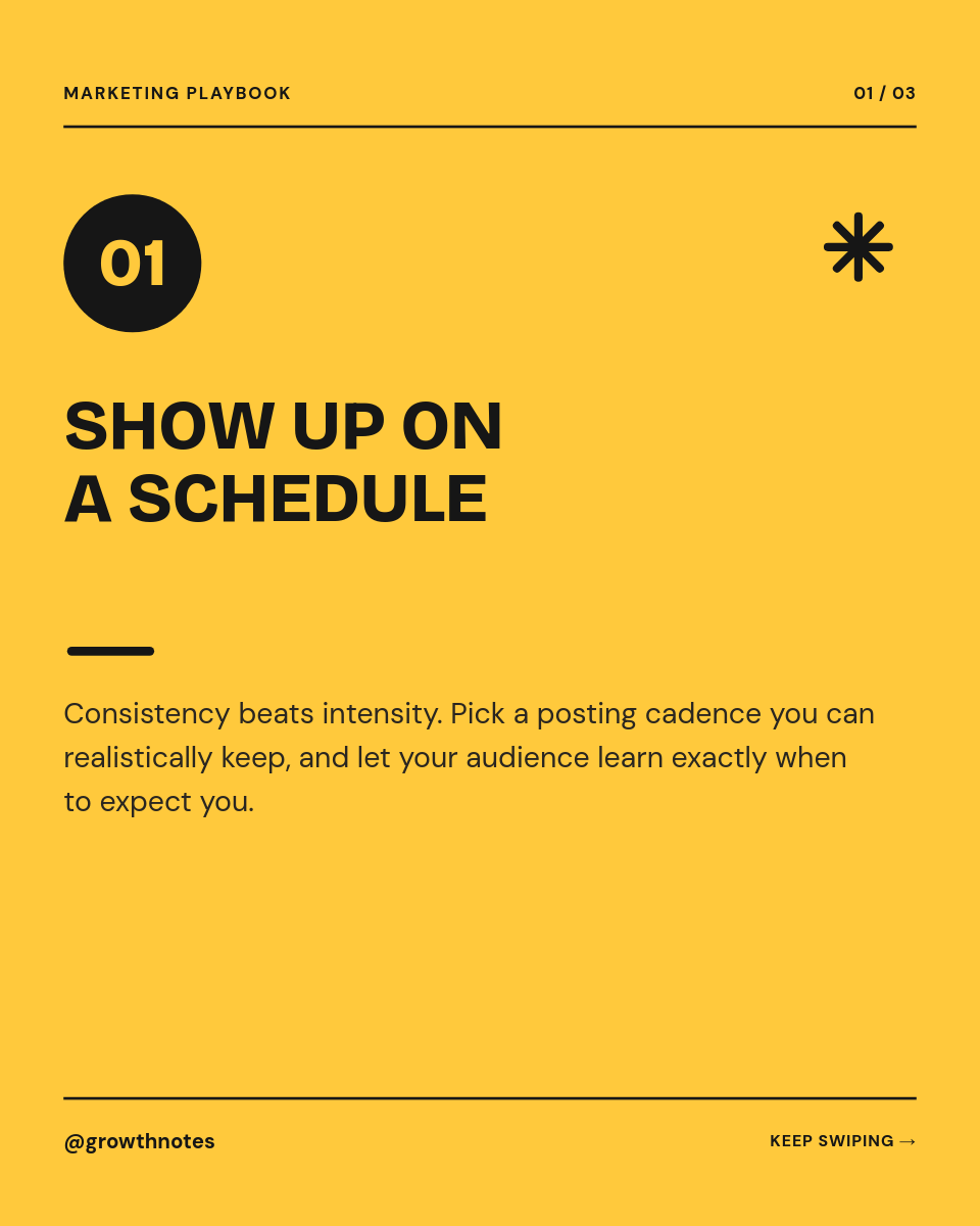 Bold Yellow & Black Marketing Tips Instagram Carousel - Page 2