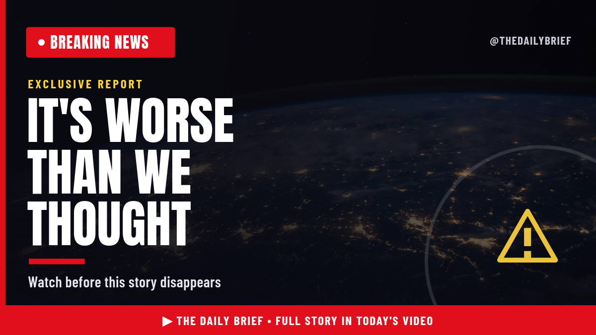 Breaking News YouTube Thumbnail with Red Alert Badge