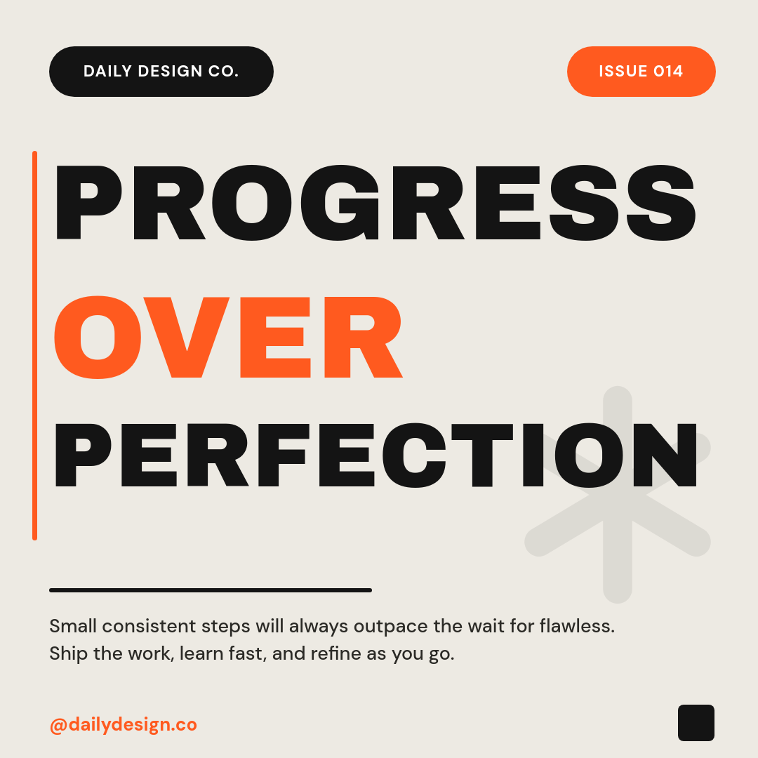 Bold Oversized Typography Statement Instagram Post