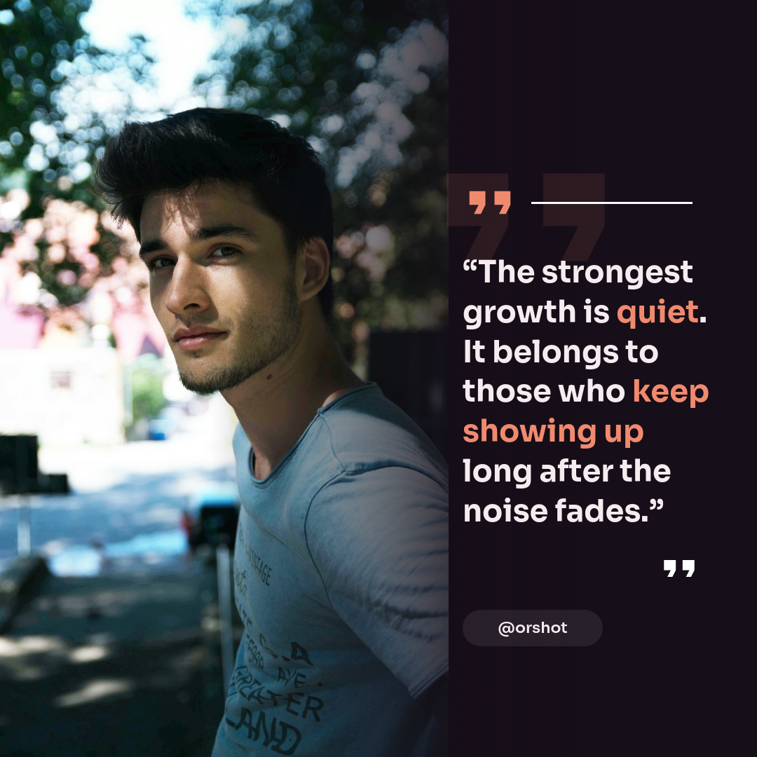 Moody Portrait Resilience Quote Post — Plum & Coral Instagram Square