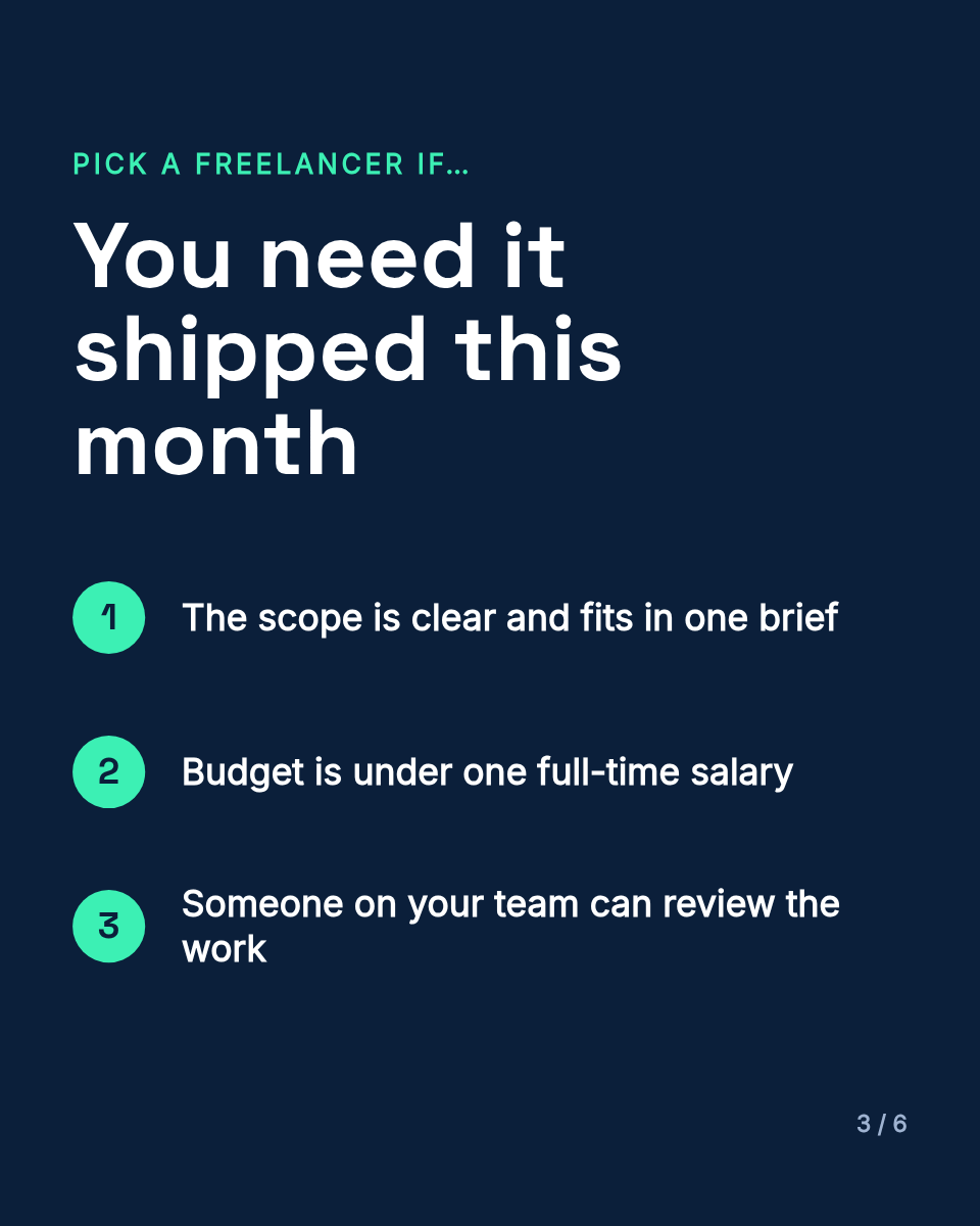 LinkedIn Carousel Template — Comparison Table, Navy & Mint - Page 3