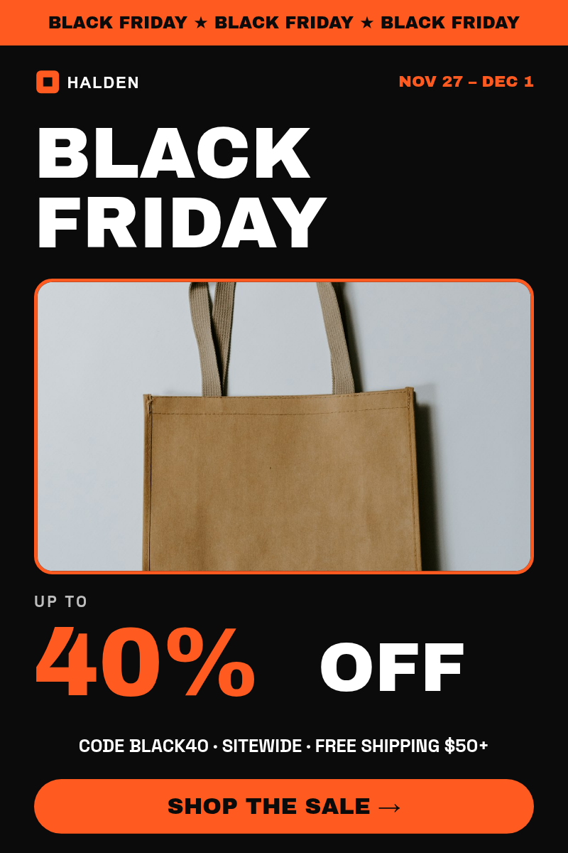 Black Friday Multi-Platform Sale Set — Black & Orange - Page 3