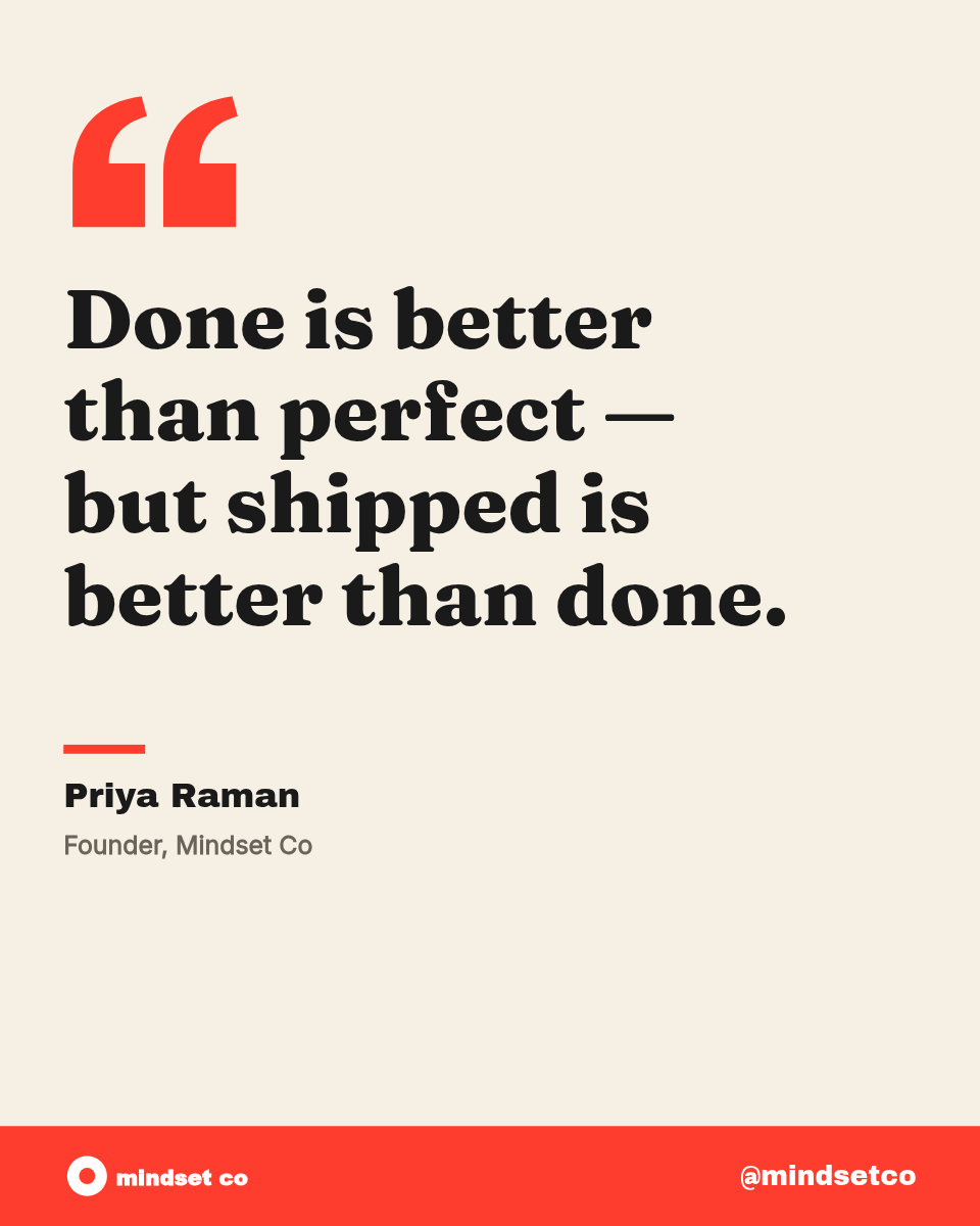Quote Post Template Set — Bold Statement, Cream & Tomato - Page 1