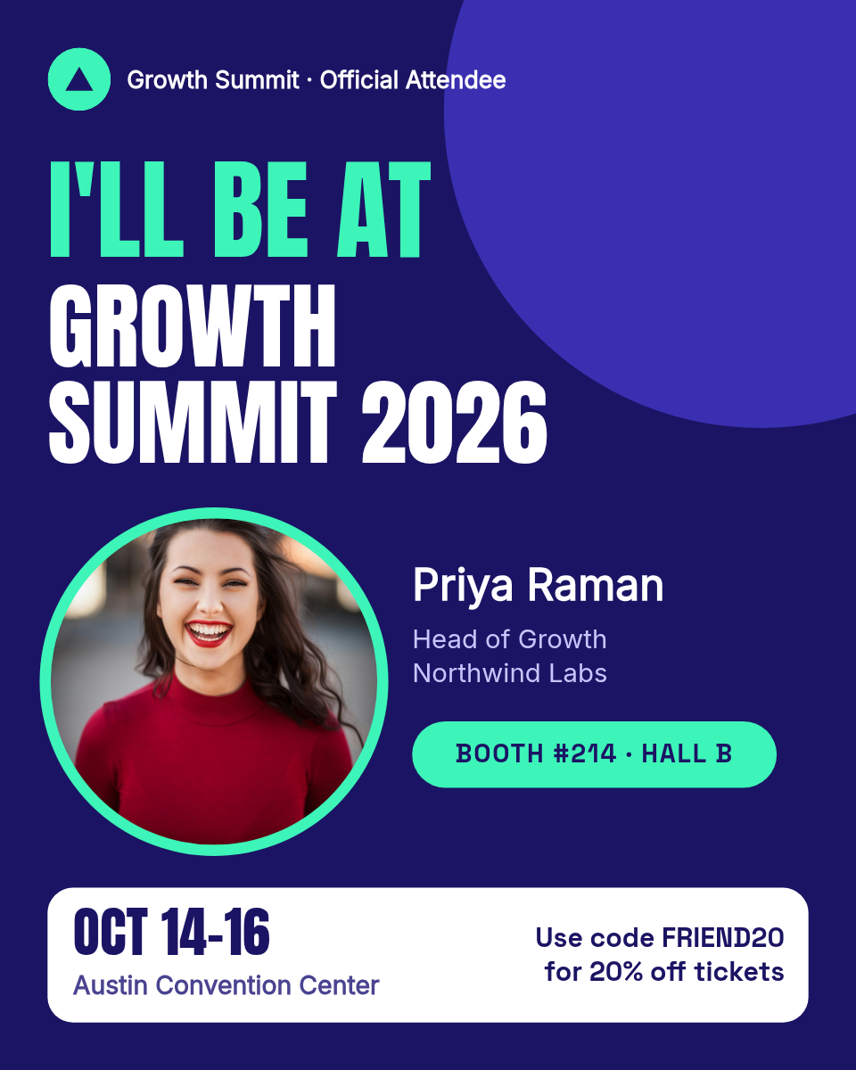 Event I'll Be At Card — Post + LinkedIn, Indigo & Mint - Page 1
