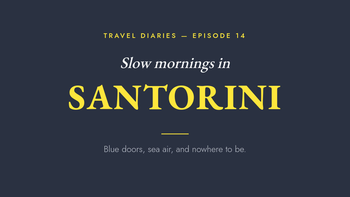 Slate & Yellow Minimal Travel Vlog Thumbnail