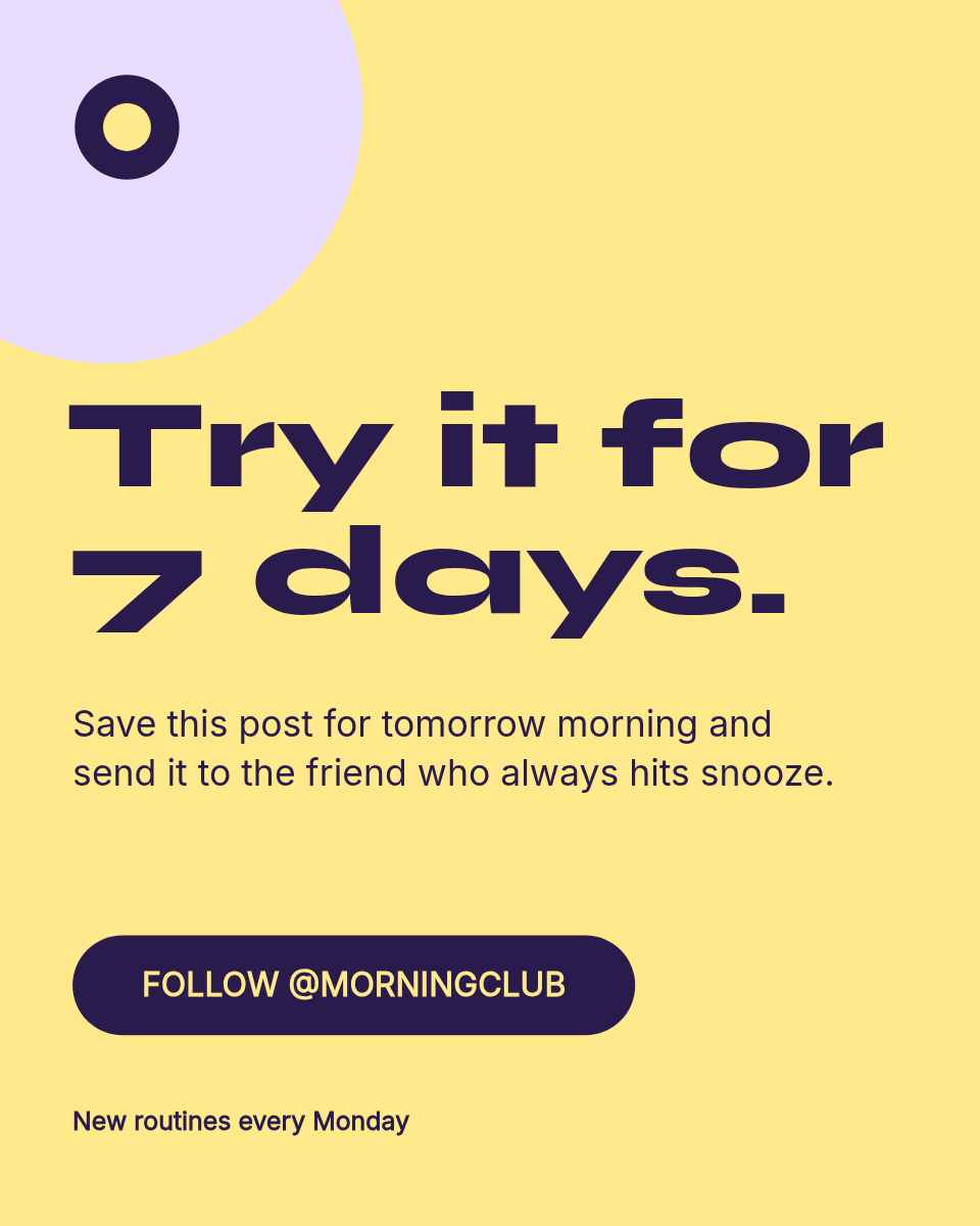 Instagram Carousel Template — 5-Step Morning Routine, Lilac - Page 7