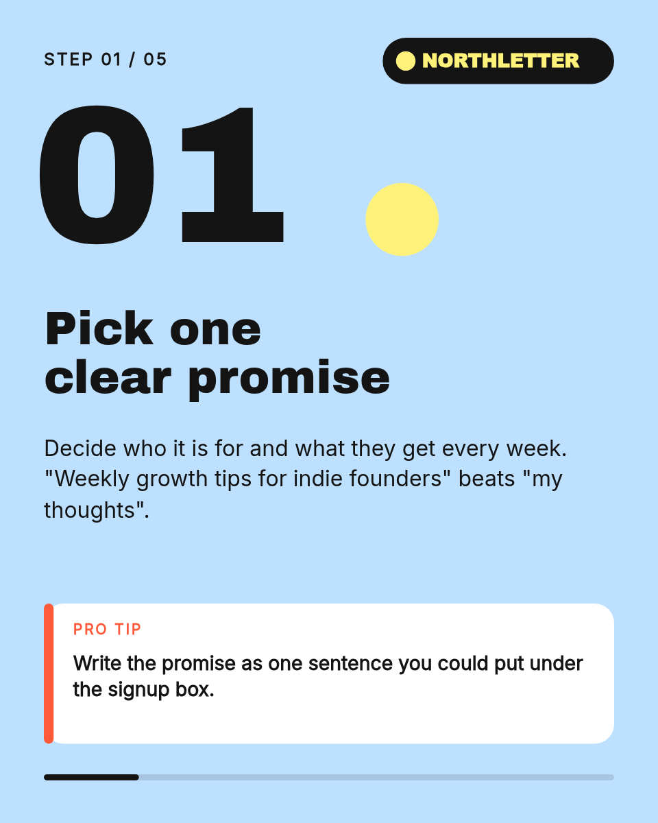 Instagram Carousel Template — 5 Steps to Start a Newsletter - Page 2
