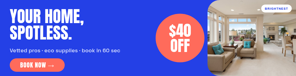 Display Ad Size Set — Home Cleaning Offer, Cobalt & Coral - Page 4