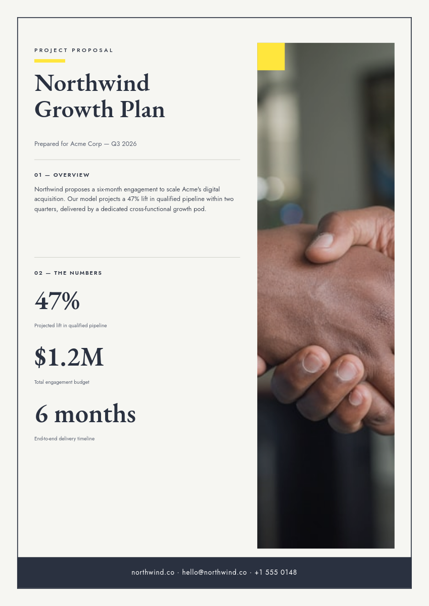 Slate & Yellow Data-Driven Project Proposal Document
