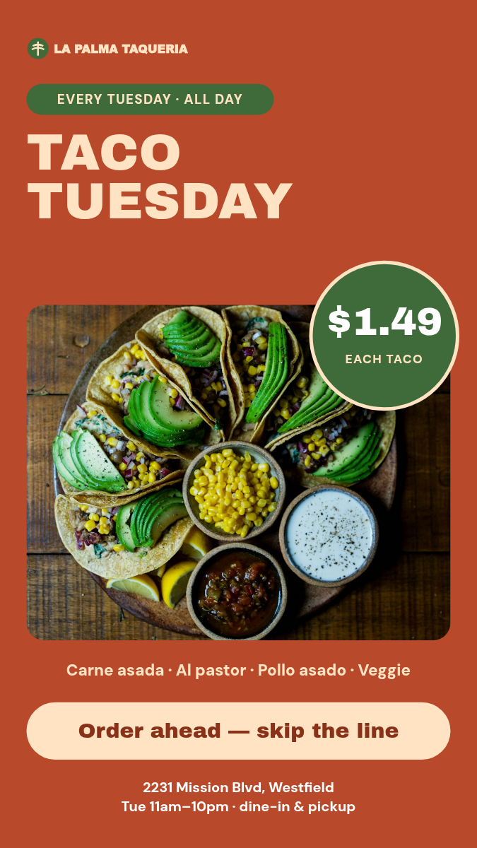 Restaurant Taco Tuesday Post + Story — Terracotta & Agave - Page 2