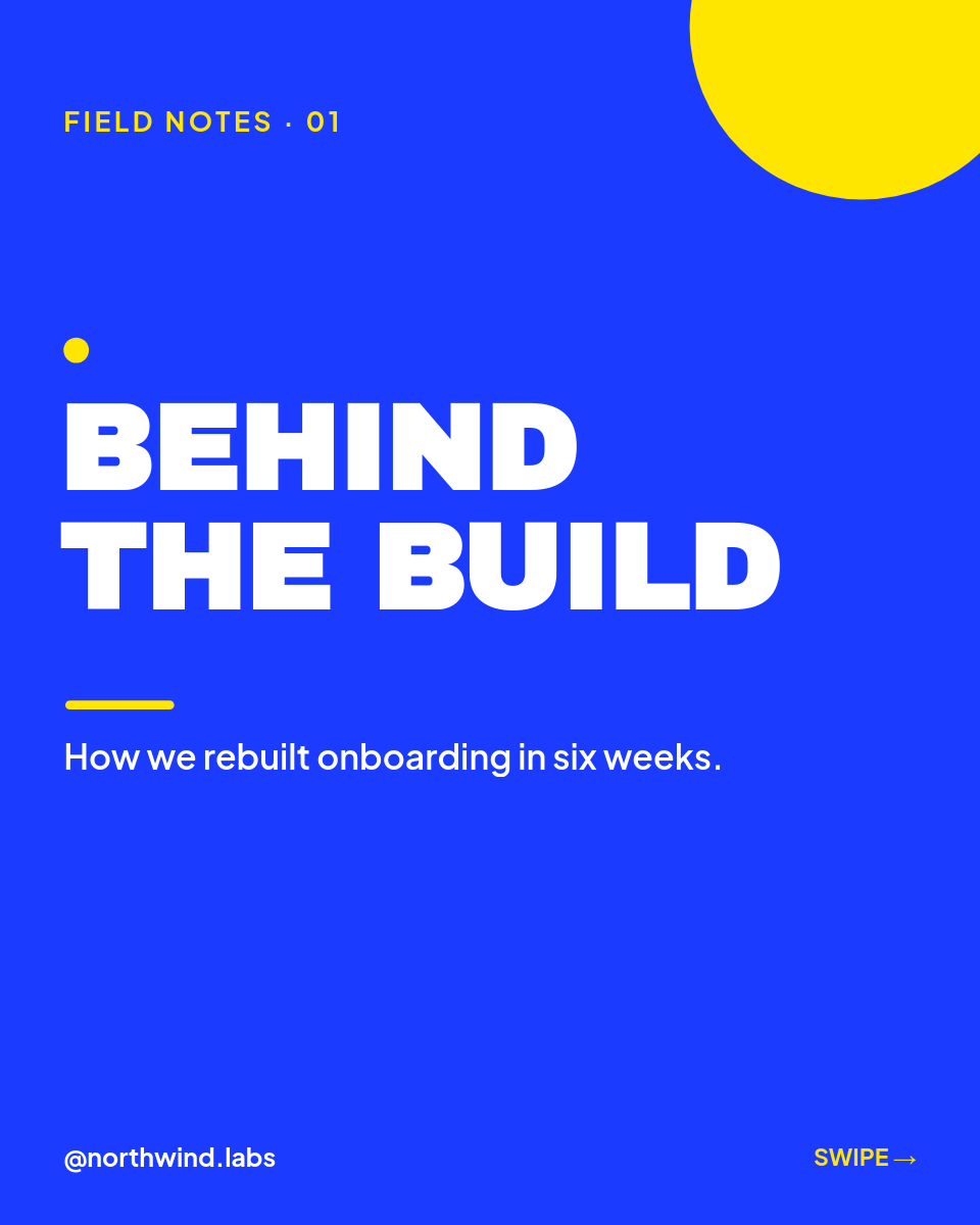 Behind the Build Carousel — Cobalt Bold Field Notes Post