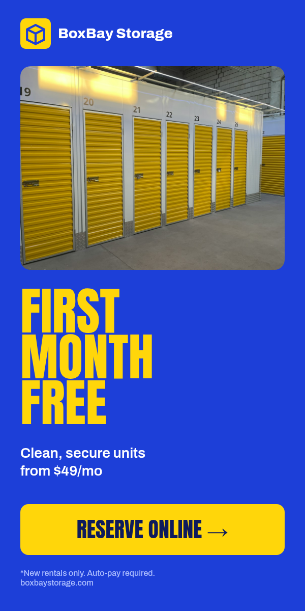 Self Storage Ad Set — First Month Free, Yellow & Blue - Page 3