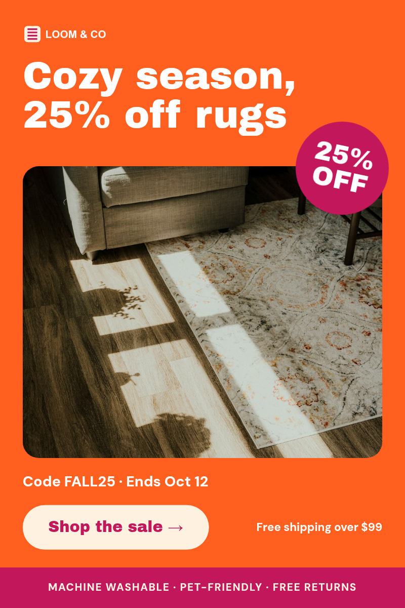 Multi-Platform Sale Ad Set — Fall Rug Sale, Pumpkin & Berry - Page 3