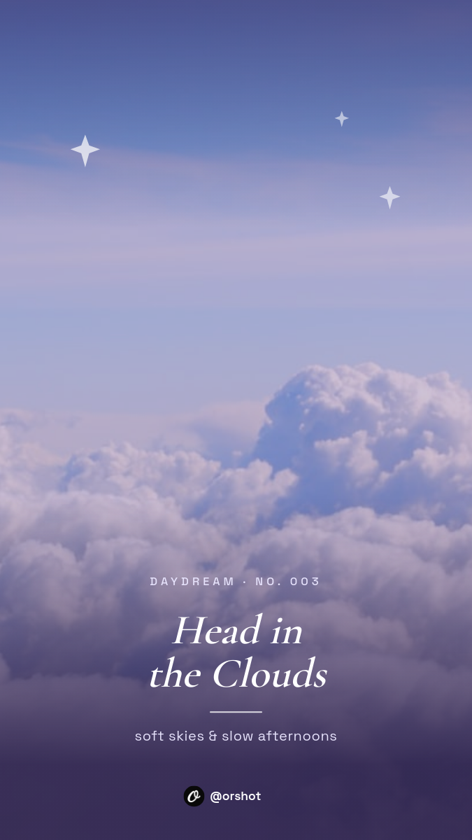 Dreamy Clouds Surreal Aesthetic Instagram Story