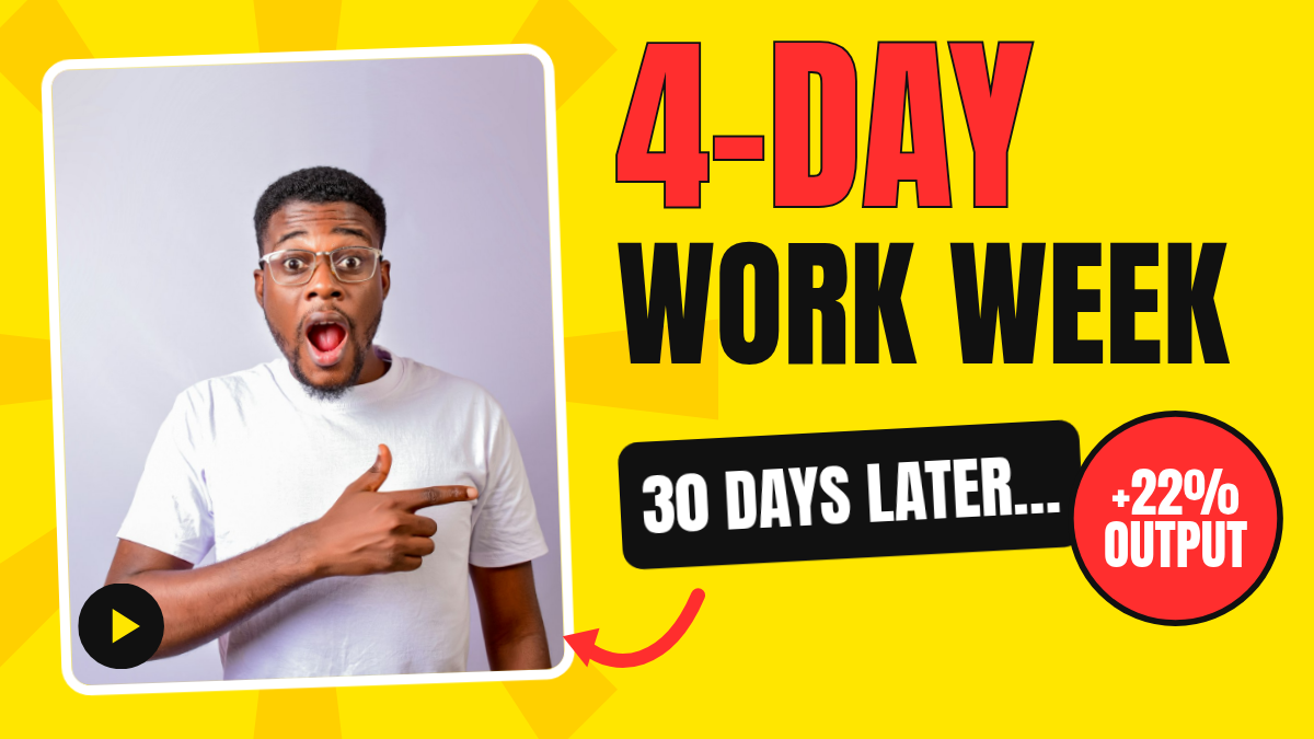 YouTube Thumbnail Template — Bold Challenge, Yellow & Red
